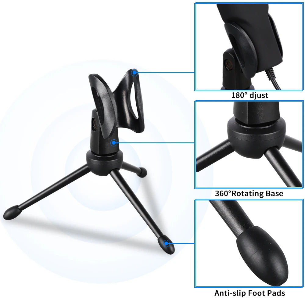USB Condenser Microphone for Streaming & Podcasting