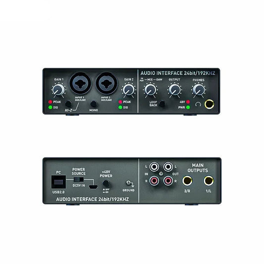 X2 USB Audio Interface 2 Channel Recording