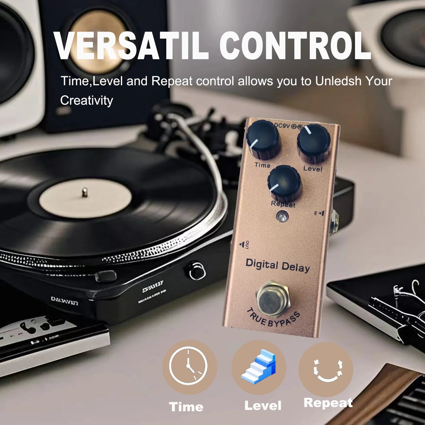 Mini Guitar Effects Pedal Compact Tone Series