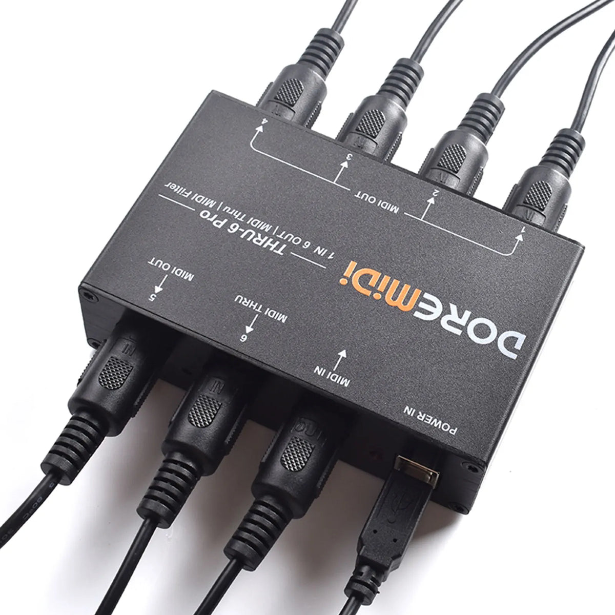 THRU-6 Pro MIDI Splitter Box