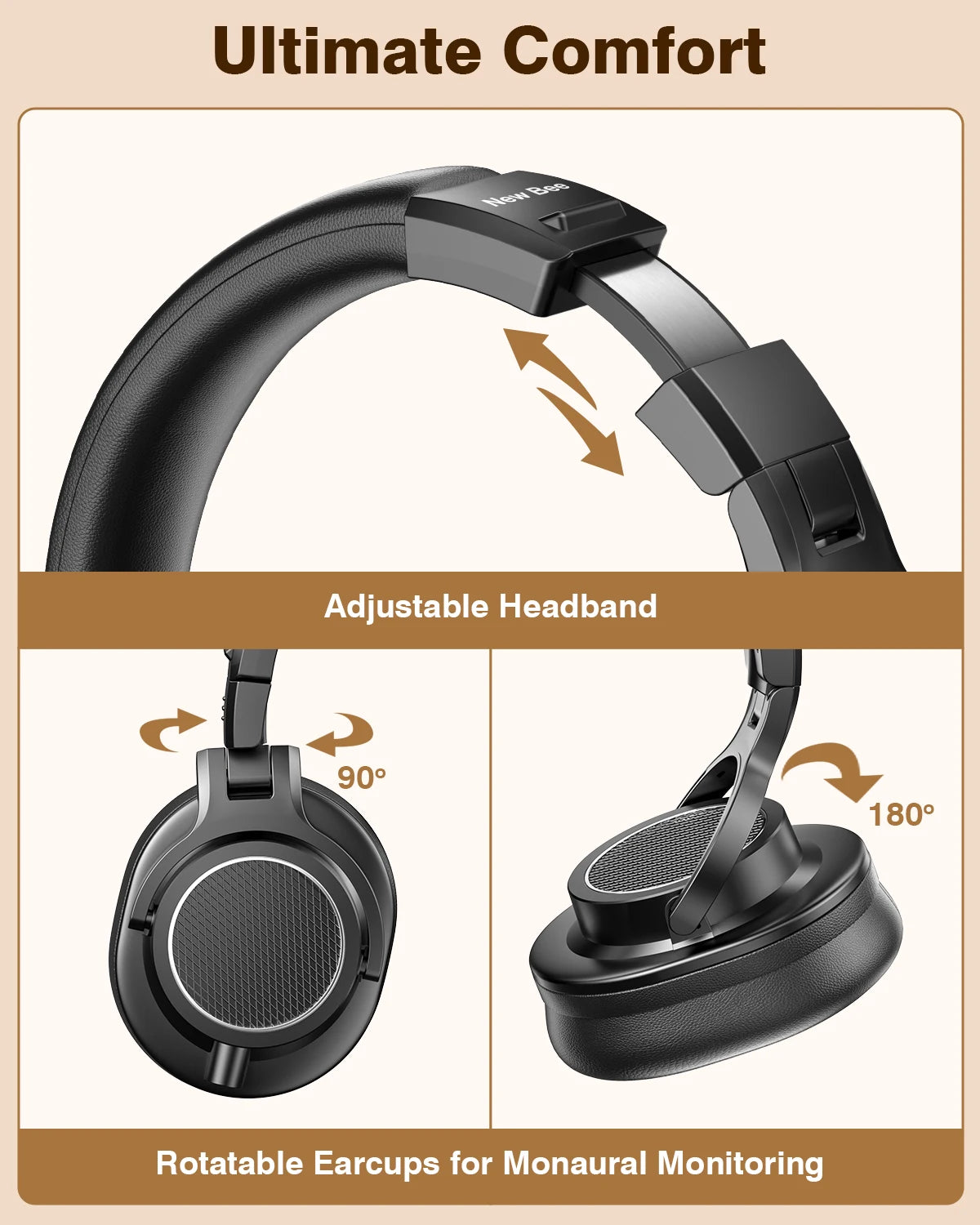 New Bee Studio Pro 50 DJ Headphones