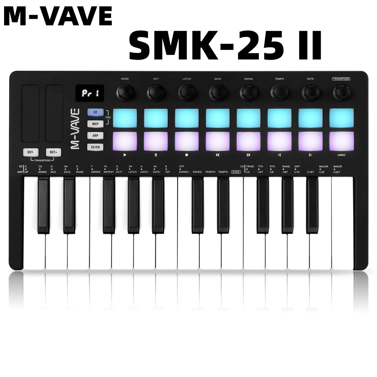 M-VAVE SMK-25 II MIDI Keyboard Controller