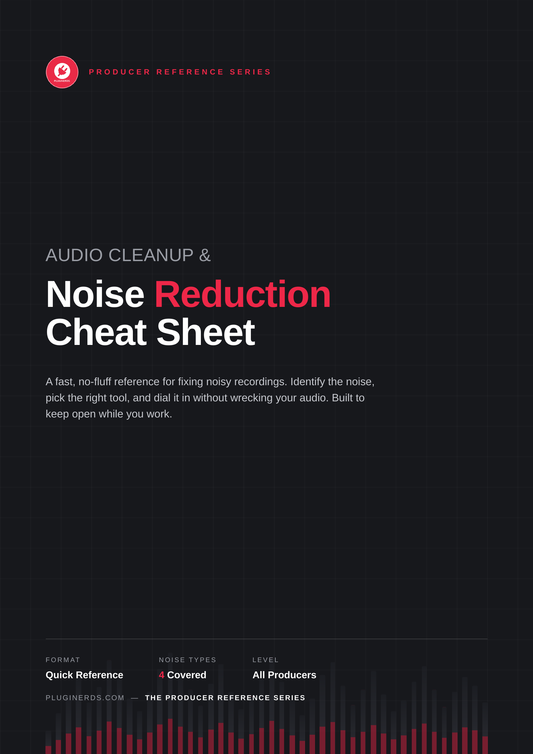 The Audio Cleanup & Noise Reduction Cheat Sheet